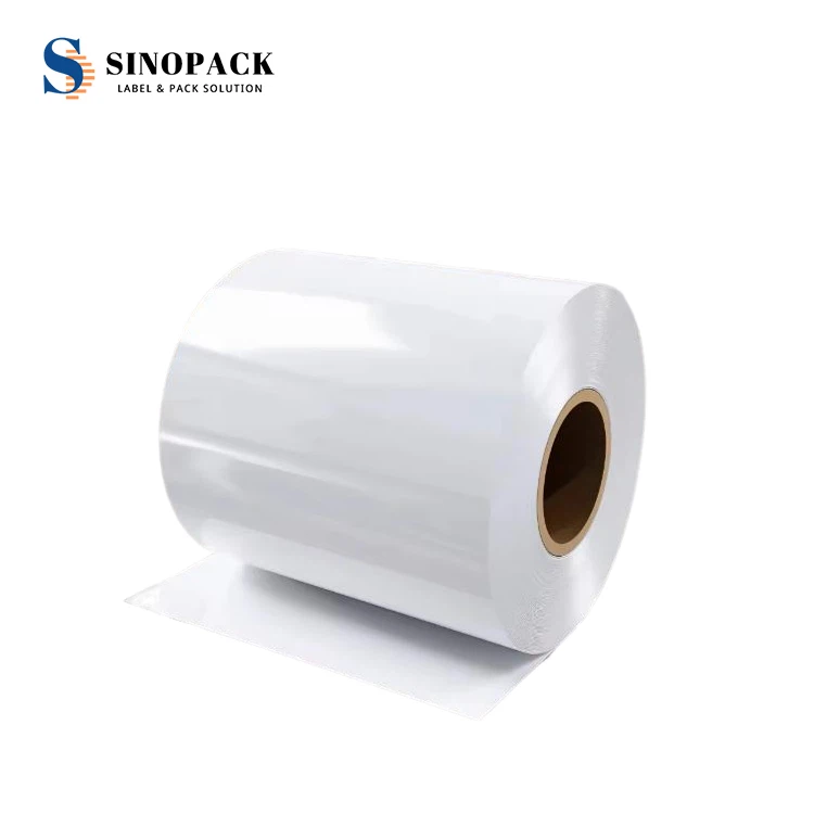 Polipropilè blanc autoadhesiu per rotlle Jumbo